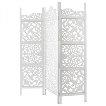 Paravent blanc style ethnique