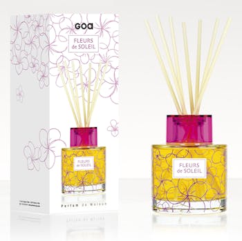 Diffuseur de parfum Fleurs de Soleil Les Intemporelles 200ml CLEM GOA