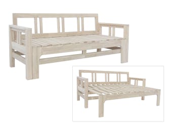 Canapé Hévéa 200x80x80cm TESSA