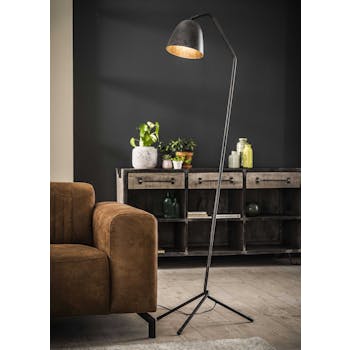 Lampadaire contemporain trépied oblique RALF