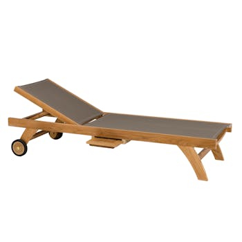 Bain de soleil teck couleur taupe SUMMER