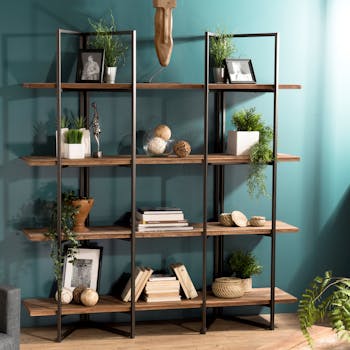 Etagère teck recyclé SWING