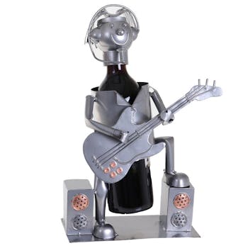 Porte-bouteille guitariste
