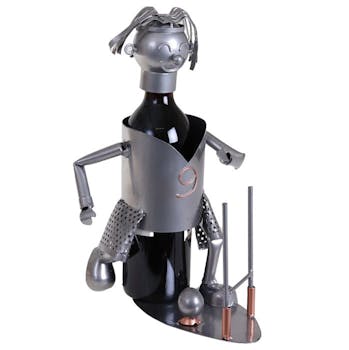 Porte-bouteille rugbyman