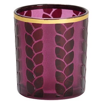 Photophore Violet MAIZE & METAL pour votive YANKEE CANDLE
