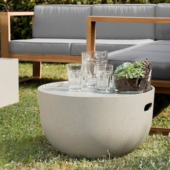 Table basse jardin avec rangement SUMMER
