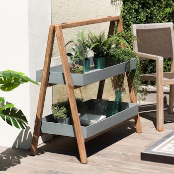 Etagère à plantes effet béton GM SUMMER