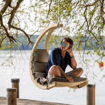 Fauteuil suspendu gris foncé SWING CHAIR