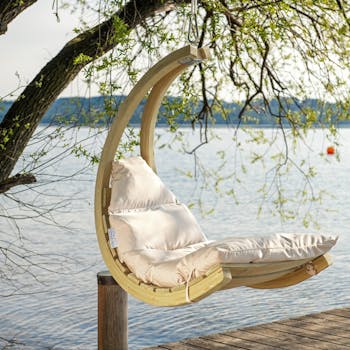 Fauteuil suspendu crème SWING CHAIR