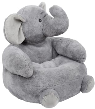 Fauteuil pouf éléphant gris