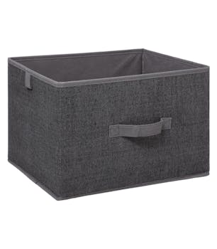 Boîte de rangement GM gris foncé