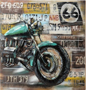 Tableau vintage route 66