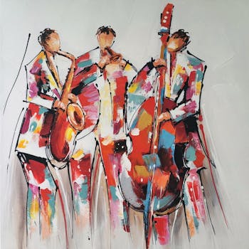 Tableau musique concert de jazz