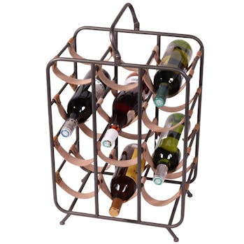 Porte-bouteilles métal x12