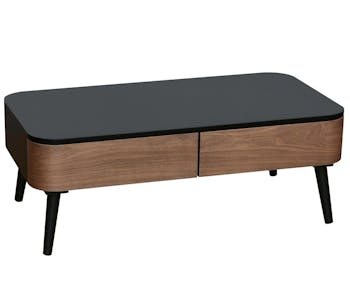 Table basse vintage bicolore LIEGE