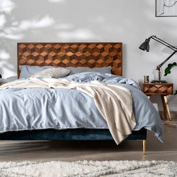 Tête de lit bois et marqueterie 180 cm SYRACUSE