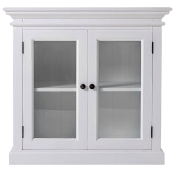 Buffet vitrine blanc 2 portes ROYAN