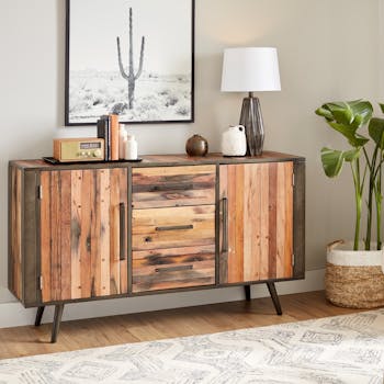 Buffet bois recyclé 2 portes SEATTLE