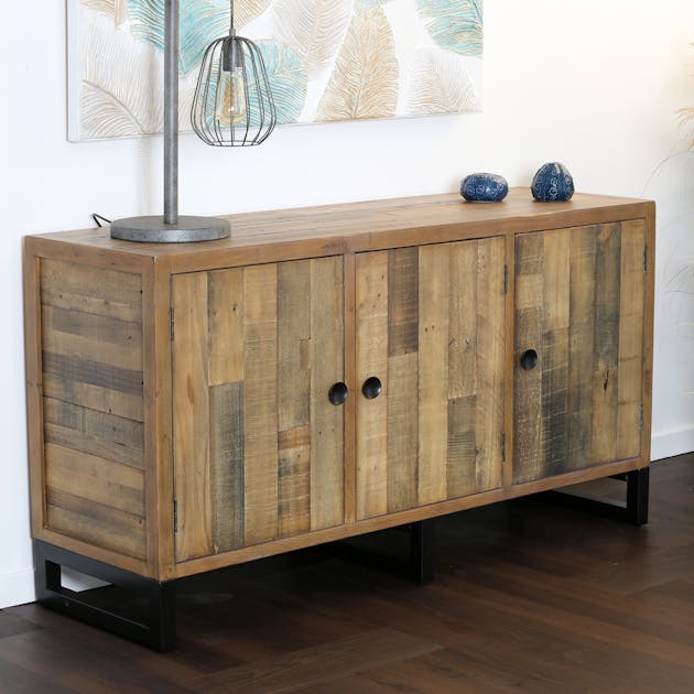 Buffet en bois recyclé 3 portes BRISBANE Buffets / Bahuts Pier Import