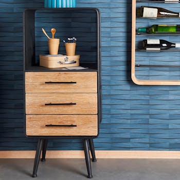 Petit meuble d'entrée industriel GAND