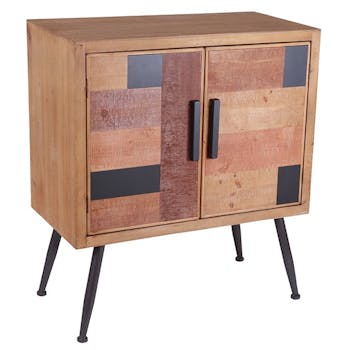 Petit buffet bois de sapin brut MALANG