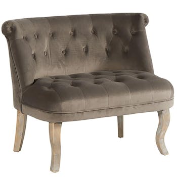 Fauteuil de salon gris XL VARSOVIE