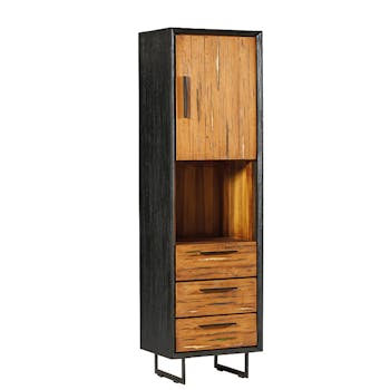 Colonne de rangement bois recyclé de bateau PHOENIX