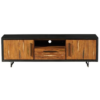 Meuble tv bois recyclé de bateau PHOENIX