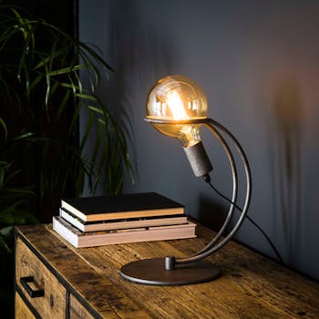 Lampe industrielle baladeuse pied arqué TRIBECA