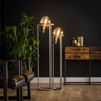 Lampadaire industriel 2 baladeuses XL NIAGARA