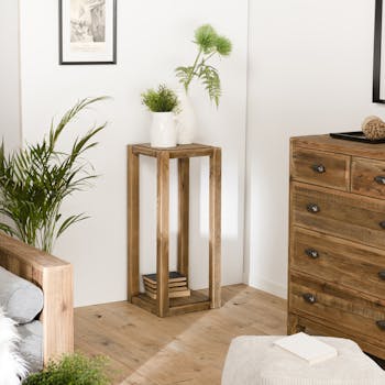 Porte-plante en bois de pin recyclé DENVER