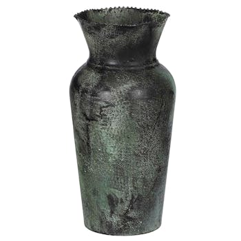 Vase col évasé vert