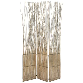 Paravent 3 volets en saule