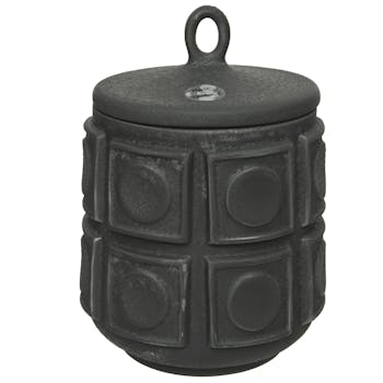 Pot style antique à couvercle 19 cm