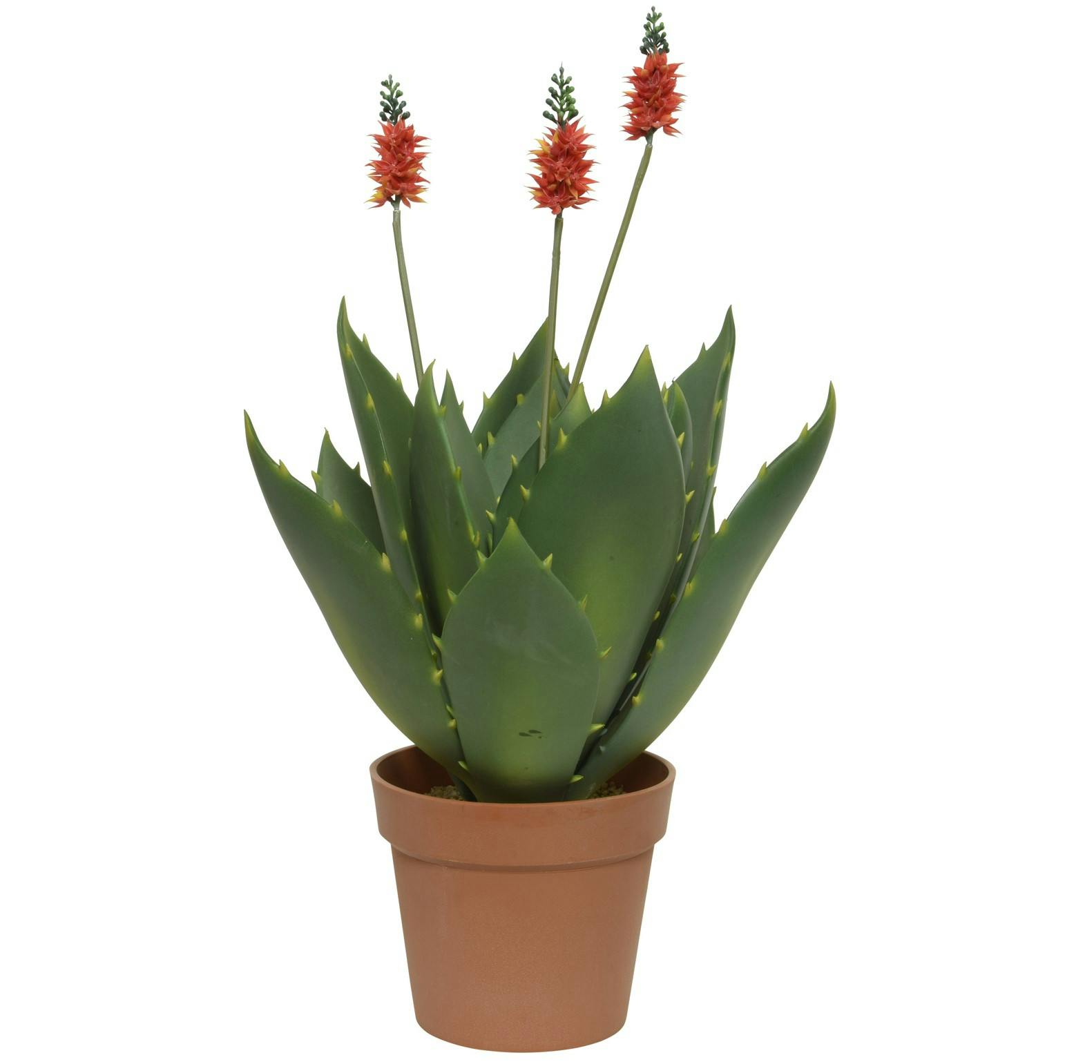 Agave artificielle en pot