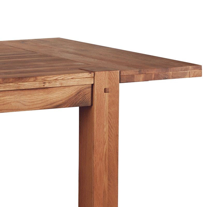 Allonge 40cm Chêne huilé pour table carrée 120cm FJORD