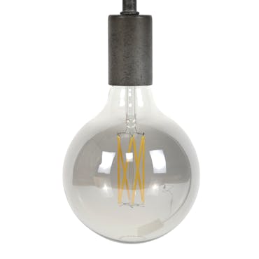  Ampoule globe 12,5 cm gris fumé LED filament (E27)