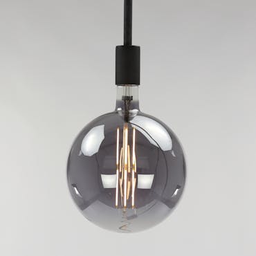  Ampoule globe 20 cm gris fumé LED filament (E27)