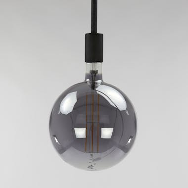 Ampoule globe led gris fumé filament 20 cm E27
