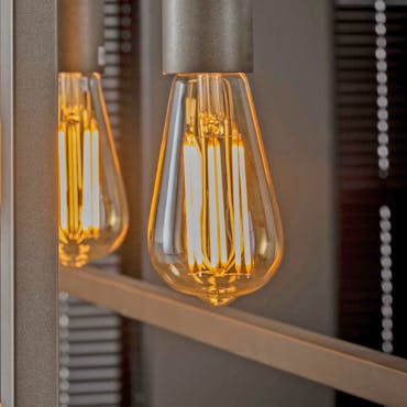 Ampoule led ambrée filament forme goutte lumière chaude E27