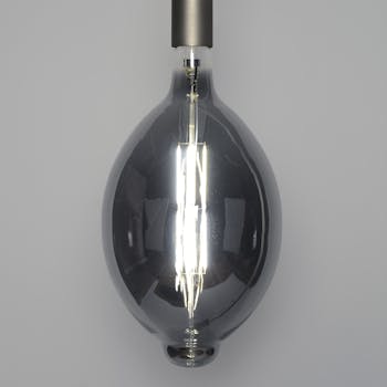 Ampoule led ovale gris fumé filament 33 cm E27