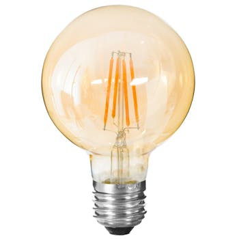 Ampoule LED vintage globe ambre