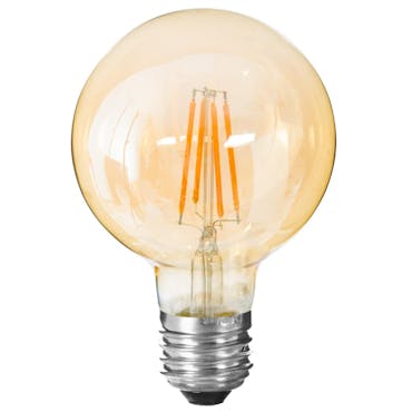  Ampoule LED vintage globe ambre