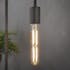 Ampoule tube 18,5 cm ambré LED filament lumière chaude (E27)