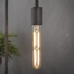 Ampoule tube led ambrée filament lumière chaude 18,5 cm E27