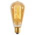 Ampoule vintage filament à incandescence style rétro ambré D6x14cm