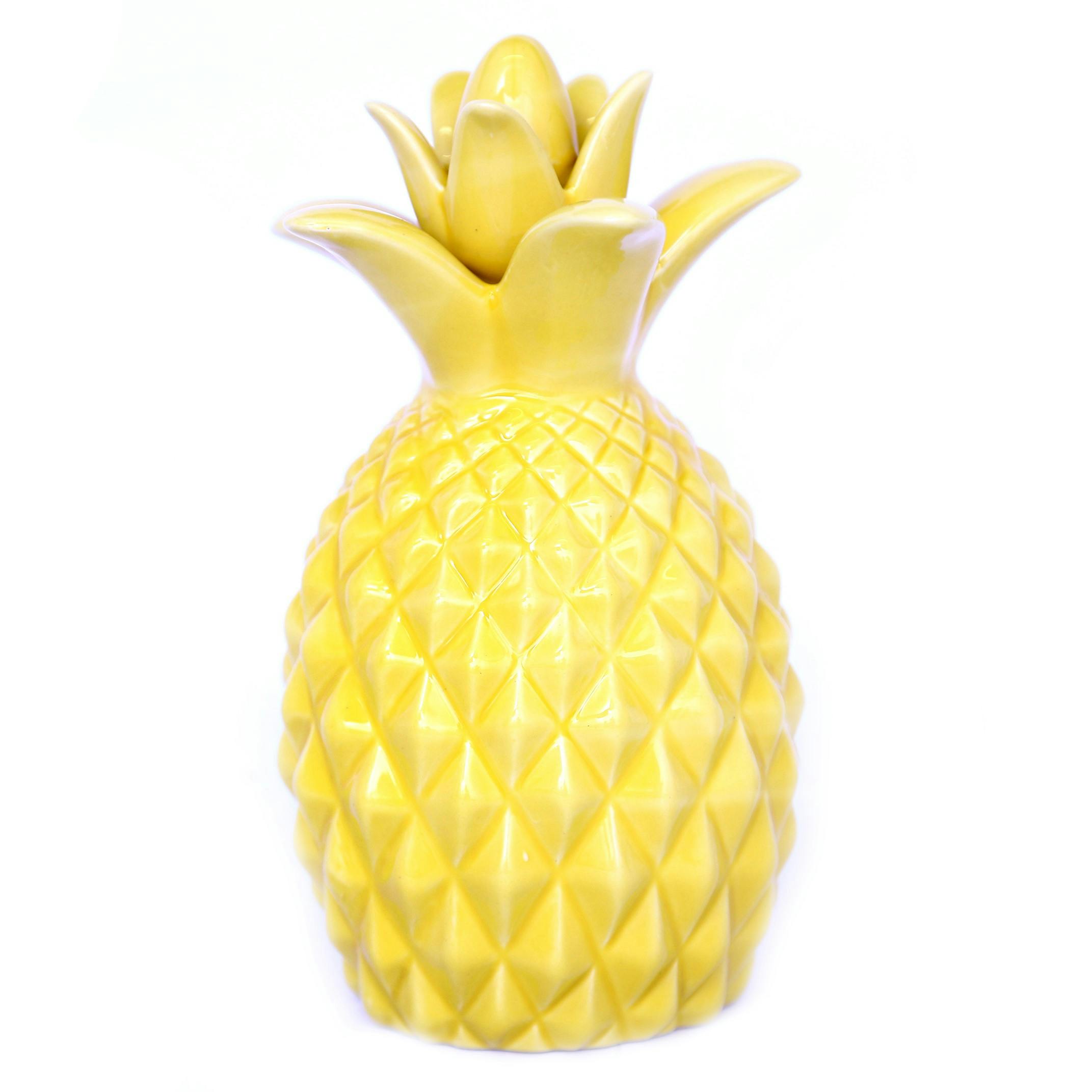 Ananas jaune en céramique