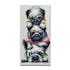 ANIMAUX 60x120 Peinture acrylique rectangle Multicolor - Chiens