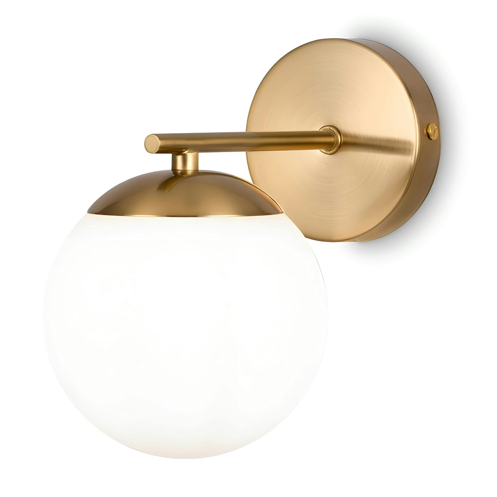 Applique globe style moderne – finition dorée DELTONA