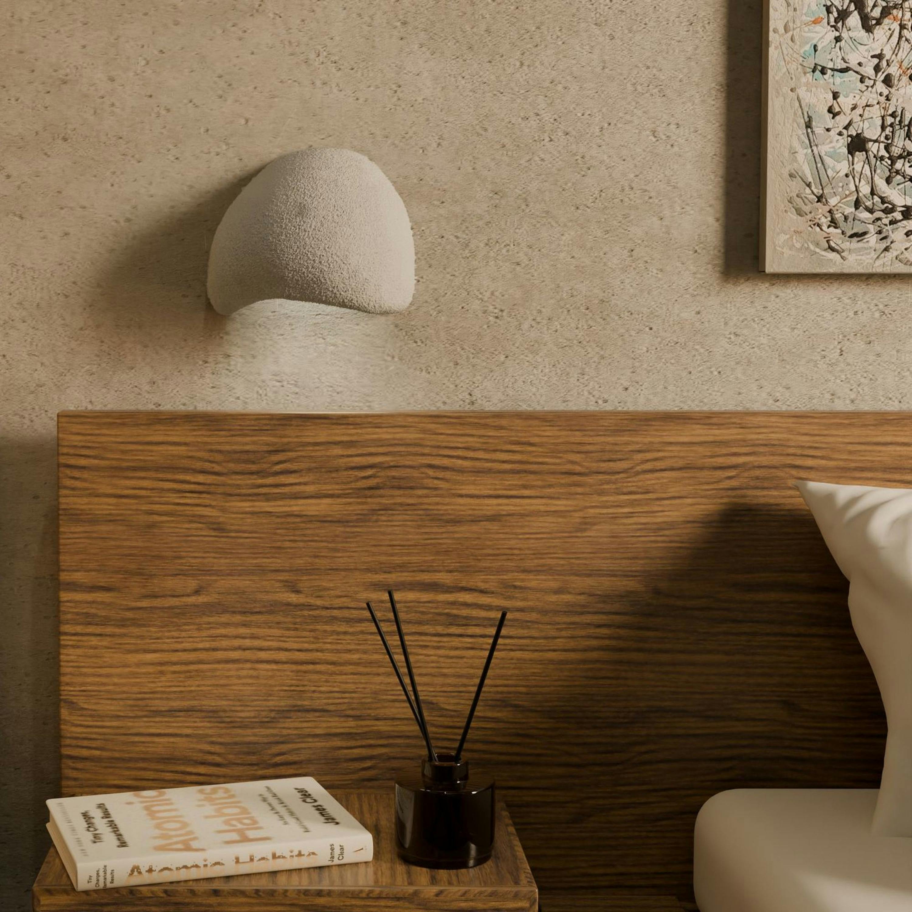 Applique murale grise design organique (lot de 2) NOXIS